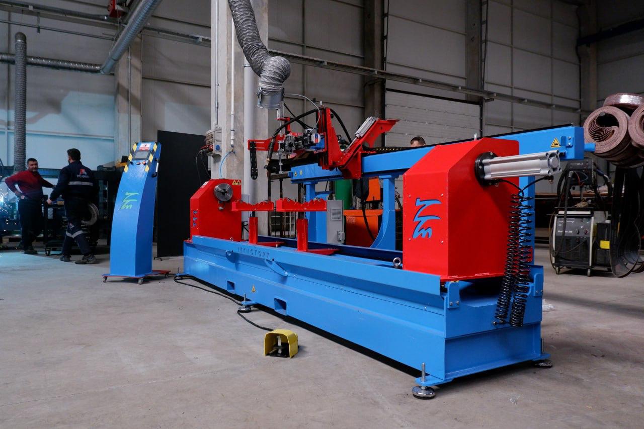 مكائن العصف بالحبيبات لتلميع الاسطوانة