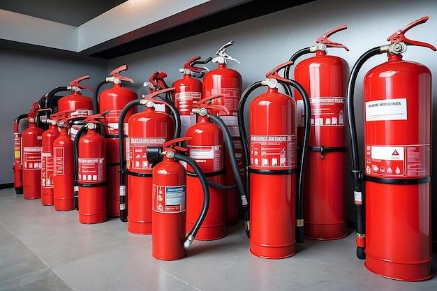 تجهيز مطافئ الحريق و معدات الاطفاء